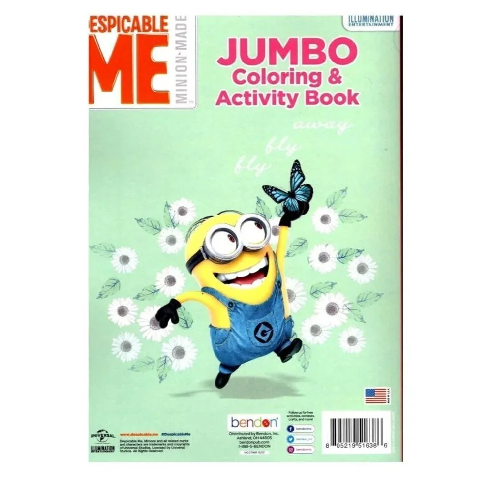 Despicable Me Minions Made Jumbo Coloring And Activity Book Spring